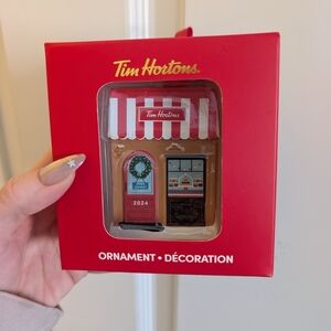 Tim Hortons Holiday Ornament - Red and White